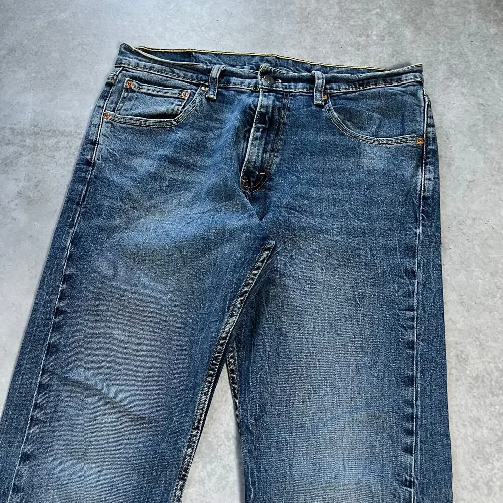 Levi's 527 Bootcut Men's Size 34x32 Jeans Slim Flare Blue Denim